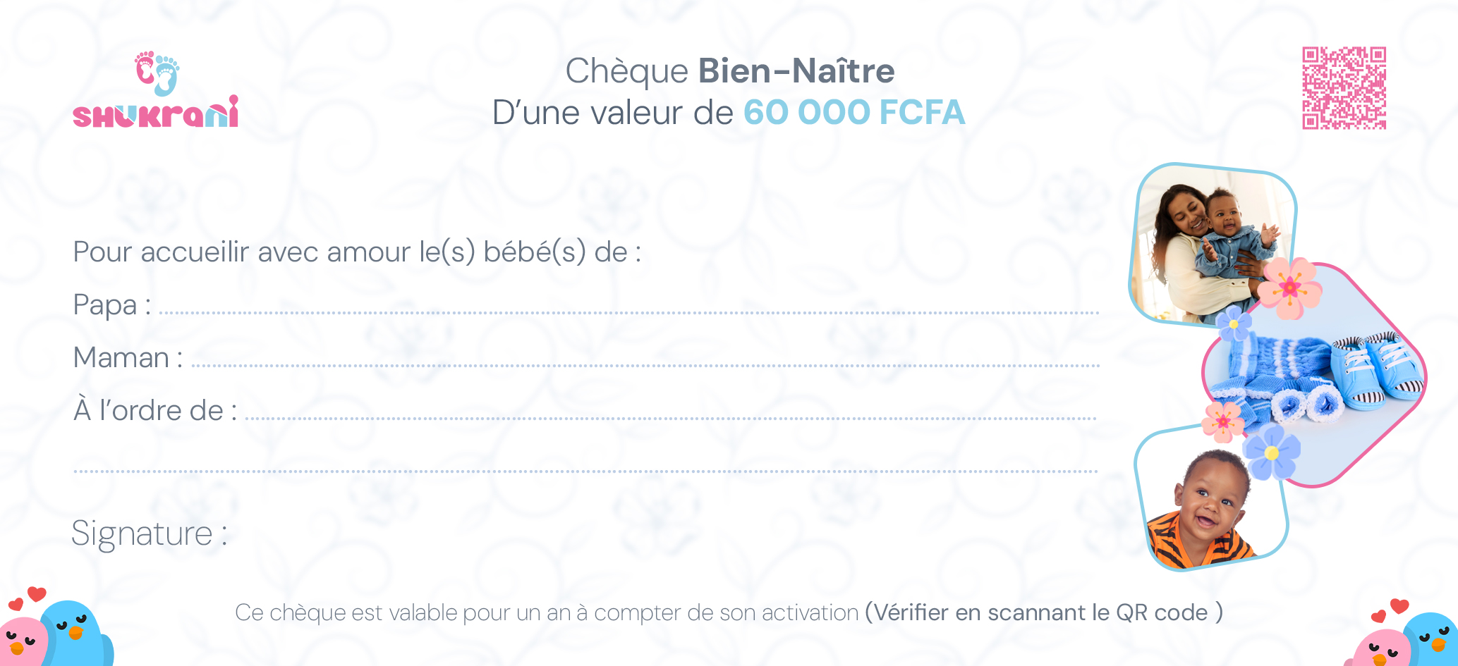 Chèque "Bien-Naître"